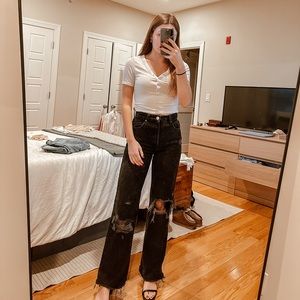 White H&M Divided Crop Top!